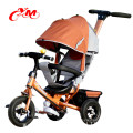 Dernières bébé trike poussette 2 ans / pas cher prix 3 roues trike vélo pour bébé / pliage enfants poussent le long de trikes